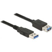 DeLOCK 85053 0.5m USB A USB A Zwart USB-kabel