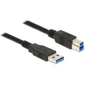 Delock 85070 Kabel USB 3.0 Type-A male > USB 3.0 Type-B male 5,0 m zwart