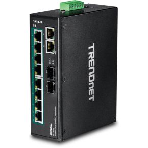 Trendnet TI-PG102 Unmanaged Gigabit Ethernet (10/100/1000) Power over Ethernet (PoE) Zwart netwerk-s netwerk switch
