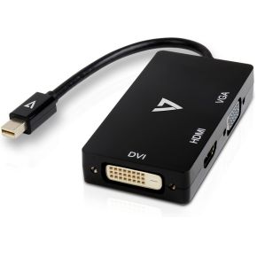 V7 8Q9072 01M Mini Displayport Vga Hdmi Dvi Zwart v7 kopen in de aanbieding