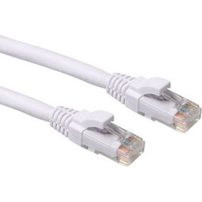 ACT Witte 3,00 meter U/UTP CAT6A patchkabel snagless met RJ45 connectoren