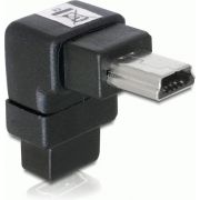 Delock-65097-Adapter-USB-B-mini-5-pins-male-naar-female-90-deg-schuin