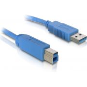 Delock 82434 Kabel USB 3.0 type-A male > USB 3.0 type-B male 2,0 m blauw