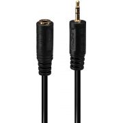 Lindy 35698 2.5mm 3.5mm 0.20 m Zwart