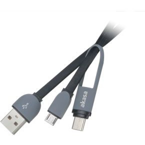 Akasa AK-CBUB35-10BK 1m USB A USB-kabel