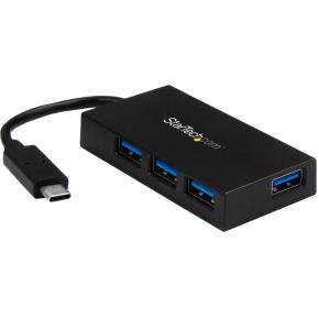 Startech StarTech.com 4-poorts USB 3.0 Hub USB-C naar 4x USB-A met power adapter