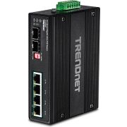 Trendnet-TI-UPG62-Unmanaged-L2-Gigabit-Ethernet-10-100-1000-Power-over-Ethernet-PoE-Zwart-netwer-netwerk-switch