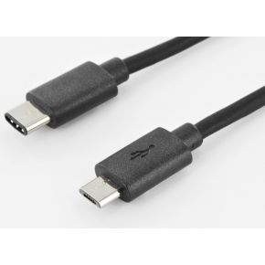 Assmann Electronic Usb Cusb Micro B 18M B C Zwart Kabel assmann kopen in de aanbieding