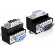 Delock 65267 D-Sub 9-pins male > female 270&deg; haaks