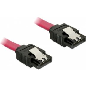 DeLOCK 82676 SATA-kabel 6 Gb/s 0,3m rood