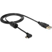 Delock 83250 Kabel USB-A male > USB micro-B male haaks 270°