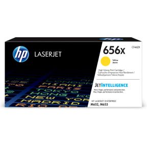HP 656X originele high-capacity gele LaserJet tonercartridge