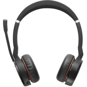 Jabra Evolve 75 Ms Stereo Hoofdband Stereofonisch Bekabeldbluetooth Zwart Rood Mobiele Hoofdtelef jabra kopen in de aanbieding