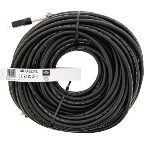Valueline High Speed Hdmi Kabel Met Ethernet Connector 250 M Zwart Vgvt34020B250 valueline kopen in de aanbieding