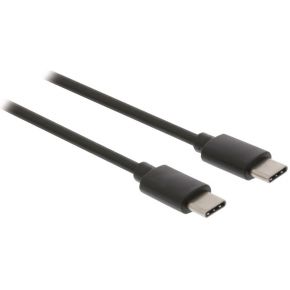 Valueline Usb 20 Kabel C Male C 100 M Zwart valueline kopen in de aanbieding