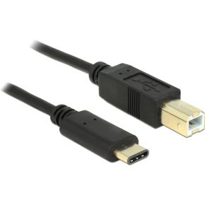 Delock 2M Usb20 Cusb20 B 2M Usb B C Zwart Kabel delock kopen in de aanbieding