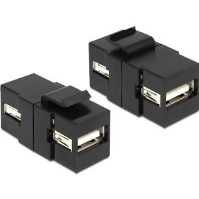 Delock 86367 Usb 20 A 20 A Zwart Kabeladapterverloopstukje delock kopen in de aanbieding Delock 86367 Usb 20 A 20 A Zwart Kabeladapterverloopstukje delock kopen in de aanbieding