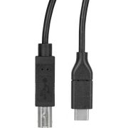 StarTech-com-USB2CB3M-3m-USB-C-USB-B-Zwart-USB-kabel
