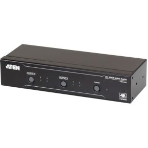 ATEN 2 x 2-Poorts HDMI Matrix Zwart