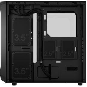 Fractal Design Focus 2 Black TG Clear Tint - afbeelding 5