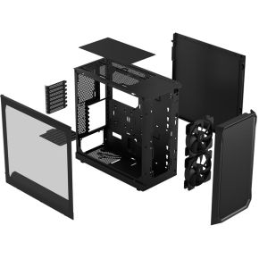 Fractal Design Focus 2 Black TG Clear Tint - afbeelding 7