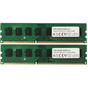 V7 16GB DDR3 1600Mhz 16GB DDR3 1600MHz geheugenmodule - [V7K1280016GBD-LV]