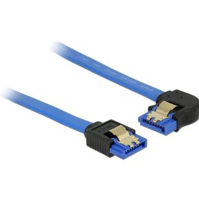 Delock Tragant 84983 02M Sata 7 Pin 7 Zwart Blauw Kabel delock kopen in de aanbieding