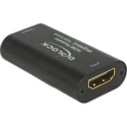 DeLOCK 11462 HDMI HDMI Zwart kabeladapter/verloopstukje