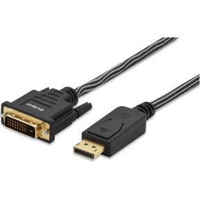 Assmann Ednet 84502 2M Displayport Dvi Zwart Video Kabel Adapter assmann kopen in de aanbieding