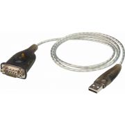 USB 2.0 Kabel A Male - SUB-D 9-Pins Male Rond 100 cm Zilver
