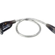 ATEN-USB-2-0-Kabel-A-Male-SUB-D-9-Pins-Male-Rond-100-cm-Zilver