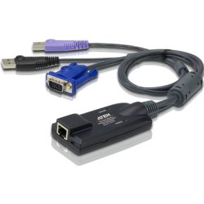 Aten KA7177-AX Zwart, Blauw, Paars toetsenbord-video-muis (kvm) kabel