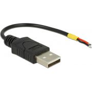 DeLOCK 85250 0.1m USB A Zwart USB-kabel