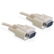 Delock 82983 Seriële kabel D-Sub 9 male naar male 10 m