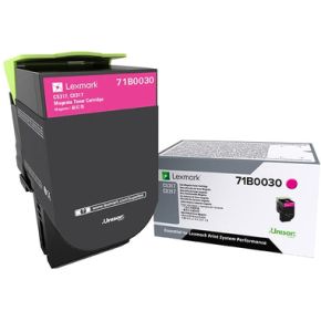 Lexmark 71B0030 Lasertoner Magenta Toners Lasercartridge lexmark kopen in de aanbieding