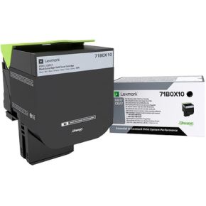 Lexmark 71B0X10 Lasertoner 8000Paginas Zwart Toners Lasercartridge lexmark kopen in de aanbieding