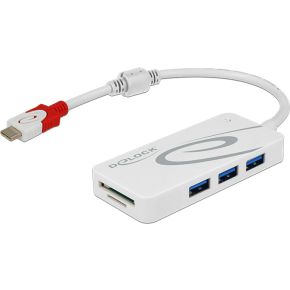 Delock Hub Usb 30 Type C 3 Port Extern 30 31 Gen 1 C 5000Mbits Wit Concen delock kopen in de aanbieding
