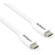 Startech TBLT3MM2MW Thunderbolt 3 20Gbps 100W Alt-DP 2.00m Wit USB-C Kabel