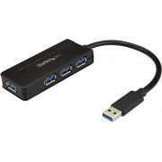 StarTech.com ST4300MINI USB 3.0 (3.1 Gen 1) Type-A 5000Mbit/s Zwart hub & concentrator