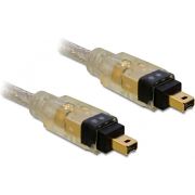 DeLOCK FireWire A/A, 1.0m 1m Grijs firewire-kabel - [82570]