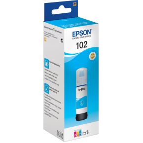 Epson 102 70ml Cyaan inktcartridge voor de Ecotank