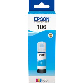 Epson 106 70ml Cyaan inktcartridge voor de Ecotank
