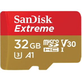 SanDisk Extreme 32GB MicroSDHC Geheugenkaart