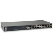 LevelOne-GEL-2681-Managed-L3-Gigabit-Ethernet-10-100-1000-Zwart-netwerk-switch