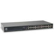 LevelOne-GEP-2681-Managed-L3-Gigabit-Ethernet-10-100-1000-Power-over-Ethernet-PoE-Zwart-netwerk-switch