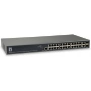 LevelOne-GEP-2682-Managed-L3-Gigabit-Ethernet-10-100-1000-Power-over-Ethernet-PoE-netwerk-switch