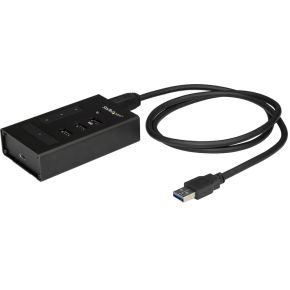 Startech StarTech.com HB30A3A1CST USB 3.0 (3.1 Gen 1) Type-B 5000Mbit/s Zwart hub & concentrator