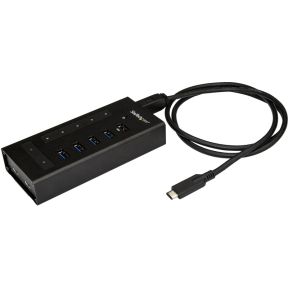Startech StarTech.com HB30C5A2CST USB 3.0 (3.1 Gen 1) Type-B 5000Mbit/s Zwart hub & concentrator