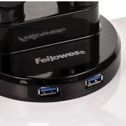 Fellowes-8042601-Klem-doorvoer-Zwart-flat-panel-bureau-steun