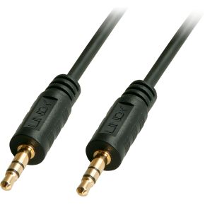 Lindy 35642 2m 3.5mm 3.5mm Zwart audio kabel
